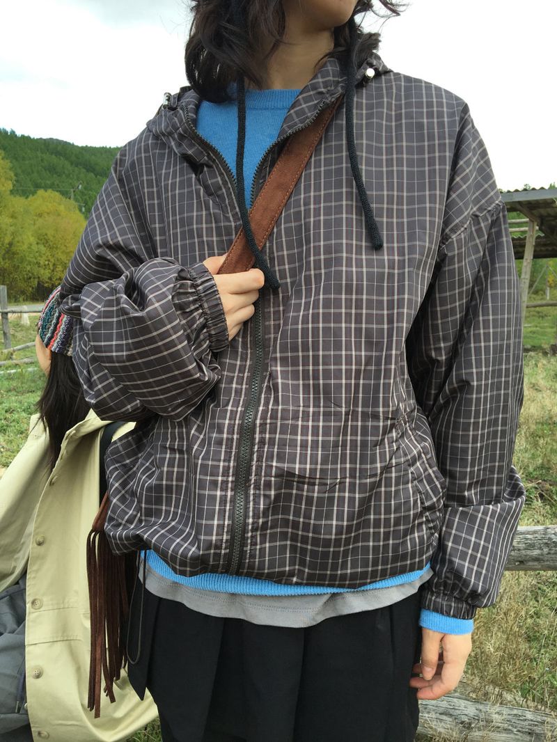 Gourmet Check Windbreaker(3color)