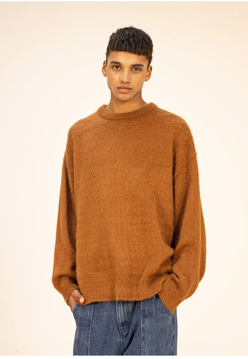 WOOL SOFT MOHAIR OVERSIZED KNIT