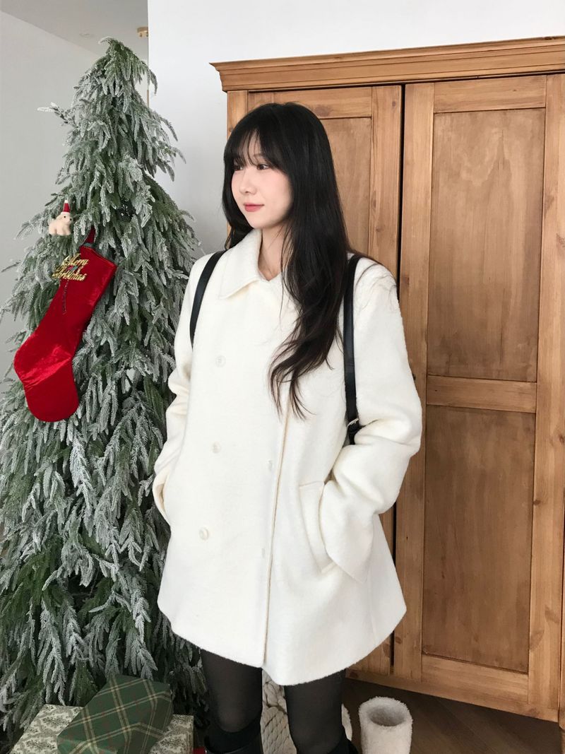 Innerf Wool Half Coat (3 colors)