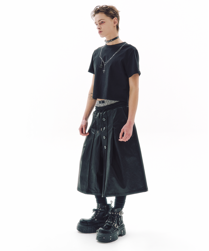 TUCK FLOW SKIRT PANTS