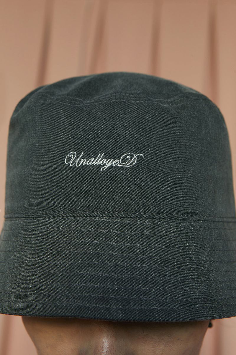 LOGO BUCKET HAT / CHARCOAL