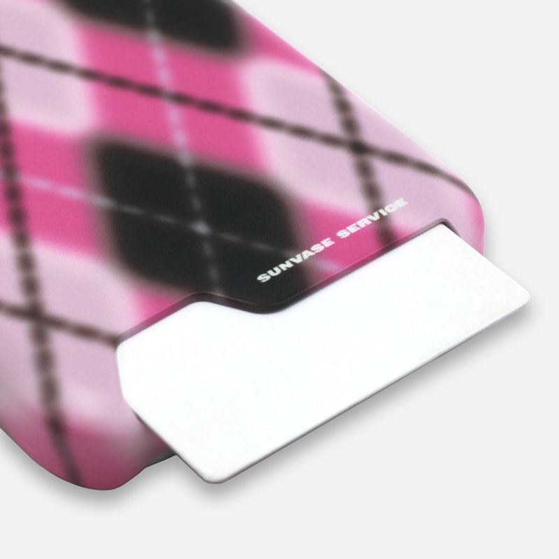 ARGYLE BLUR CASE_PINK (matte card hard)