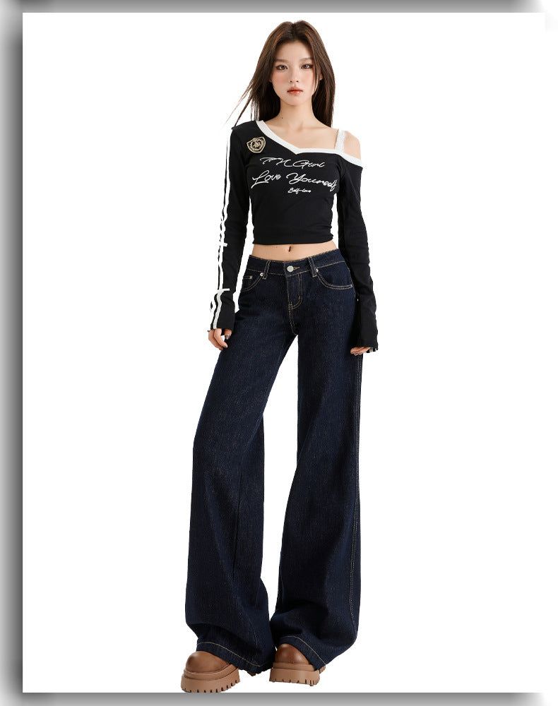 American Vintage Low waist Flare Denim Pants