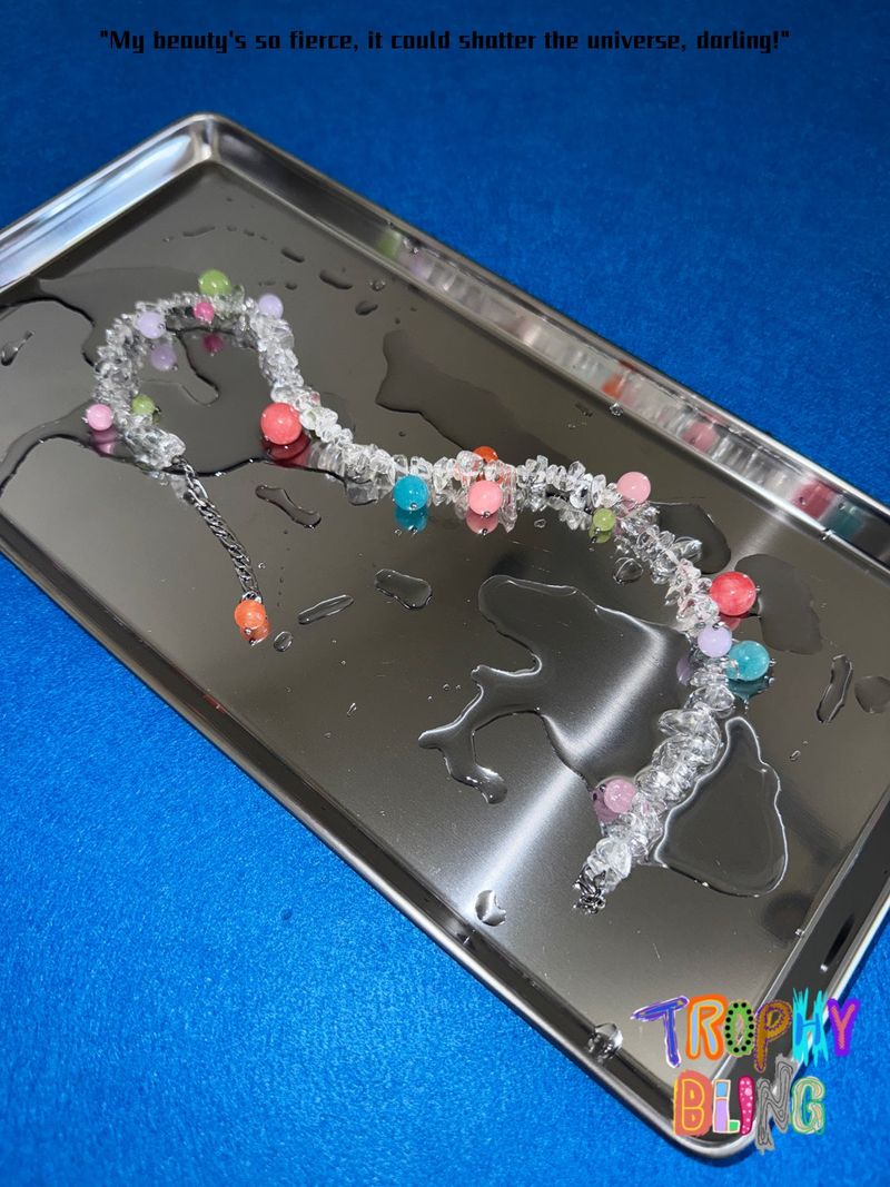Natural Agate Ball Necklace-01