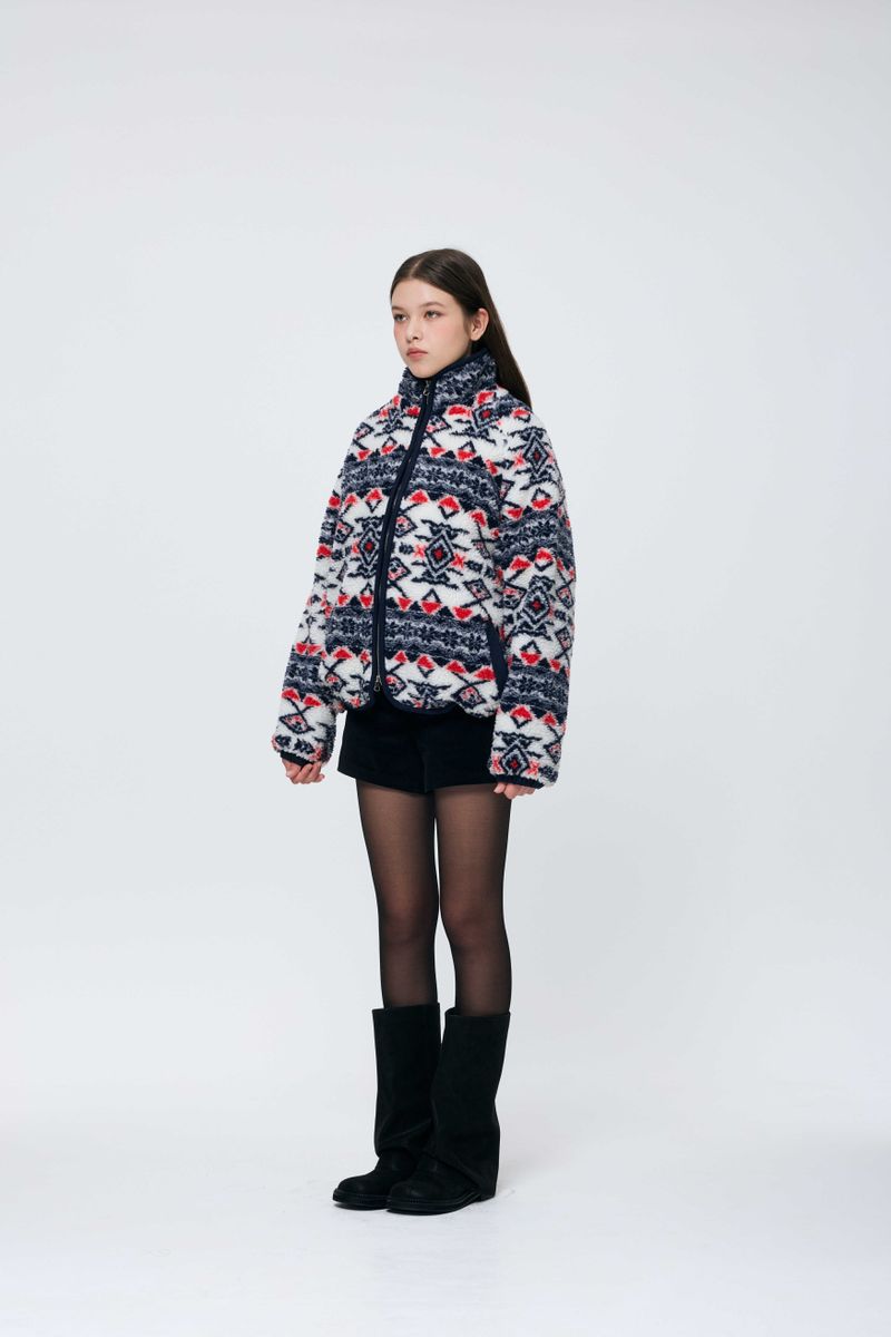 NORDEN FLEECE JACKET / NAVY