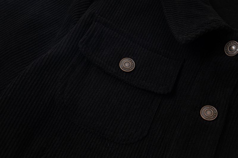Canon Black Corduroy Short Jacket