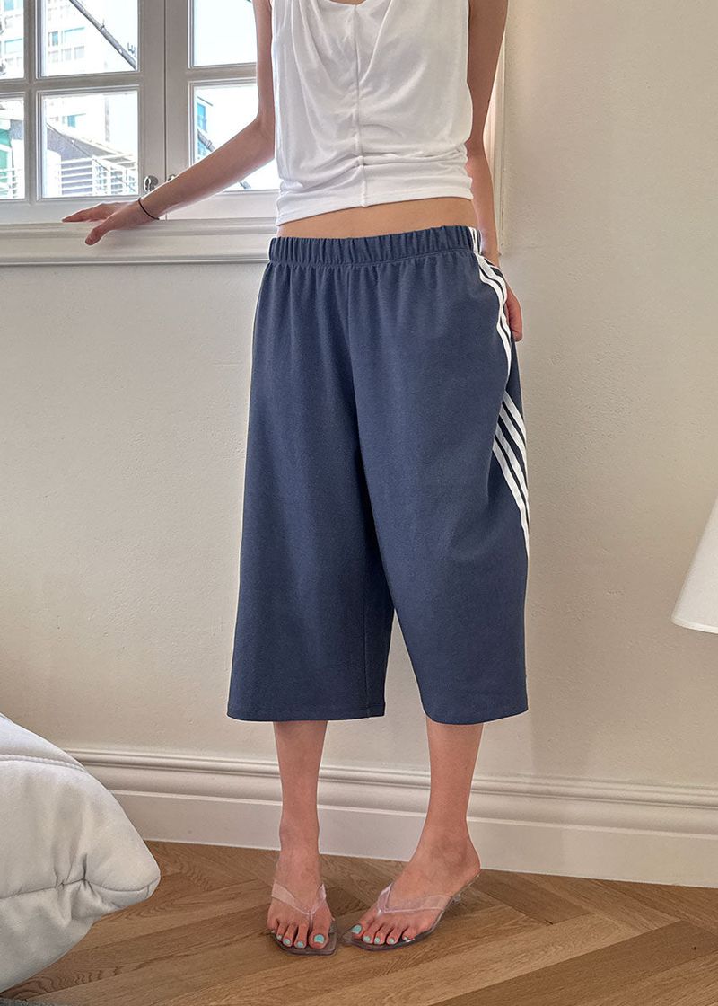 TRACK TAPE BERMUDA PANTS