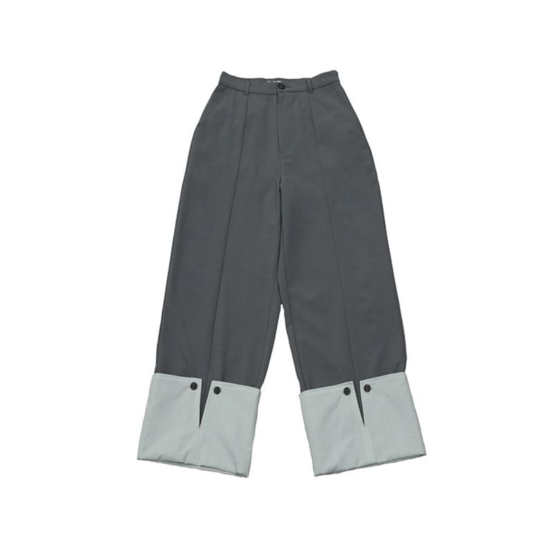 roll-up wide pants