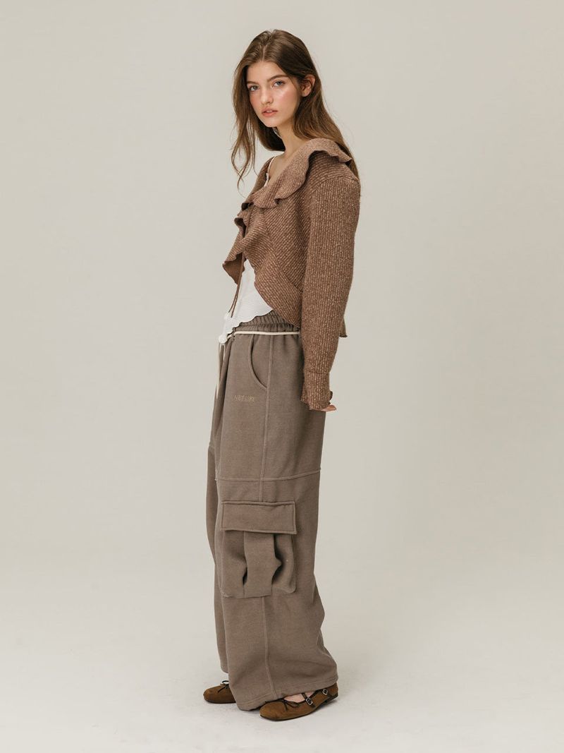 PIGMENT CARGO SWEATPANTS / CHARCOAL