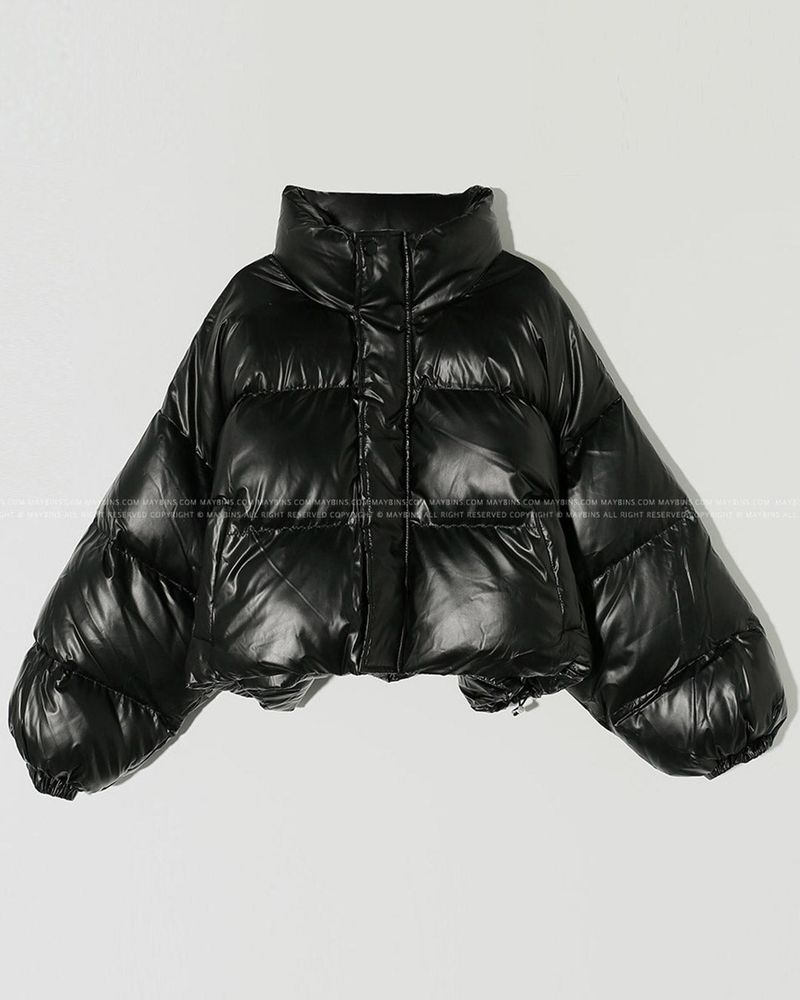 Cropped padded jacket