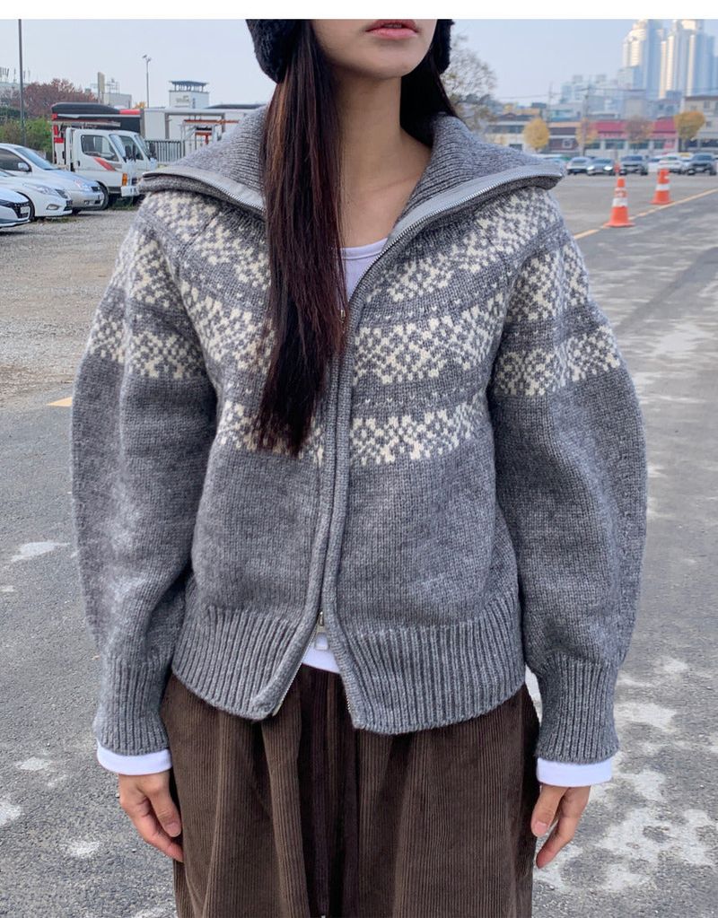 Nordic cardigan(4colors)