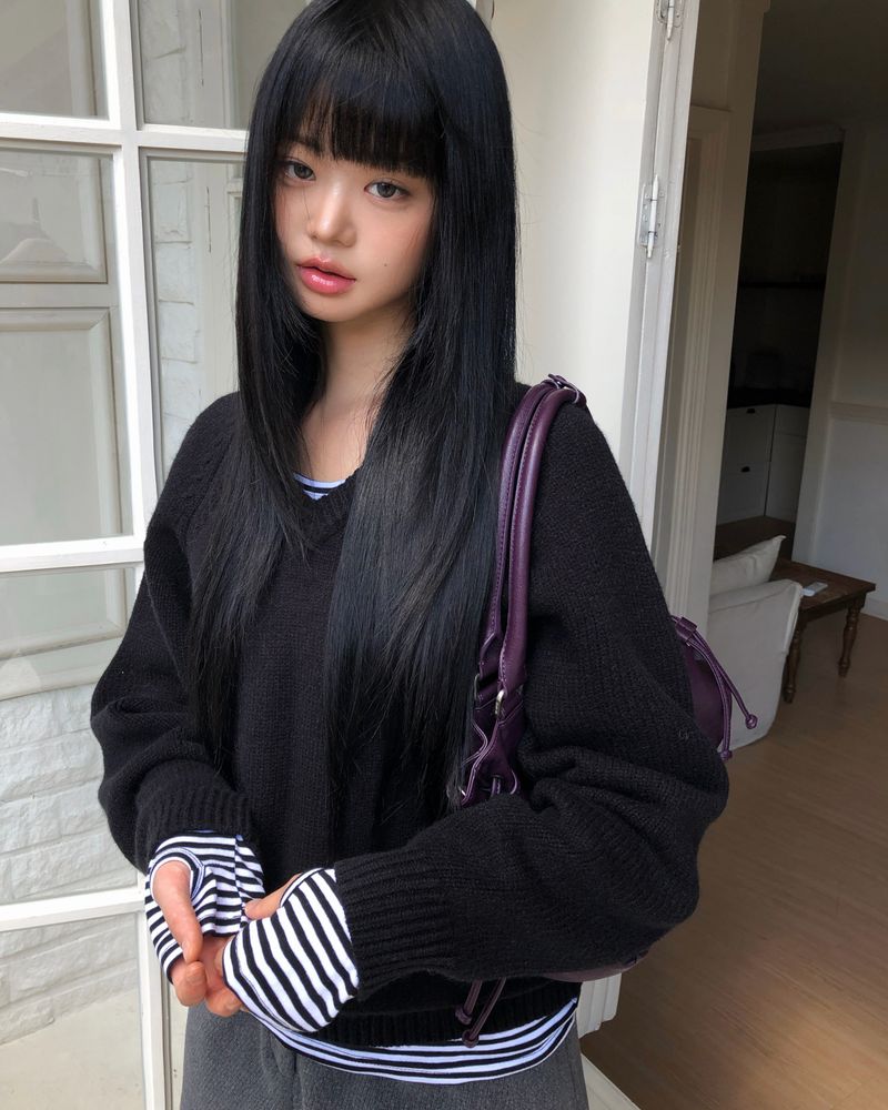 [ORIGINAL] Derr V-Neck Loose-Fit Knit