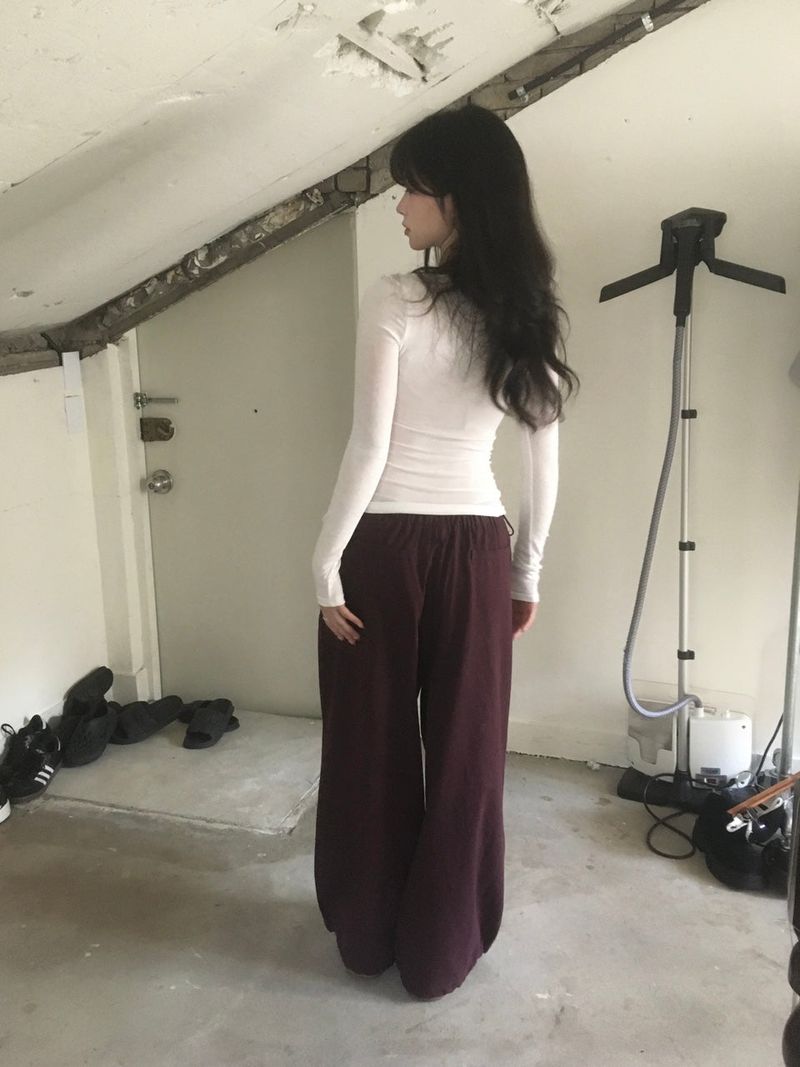 Cotton banding slacks
