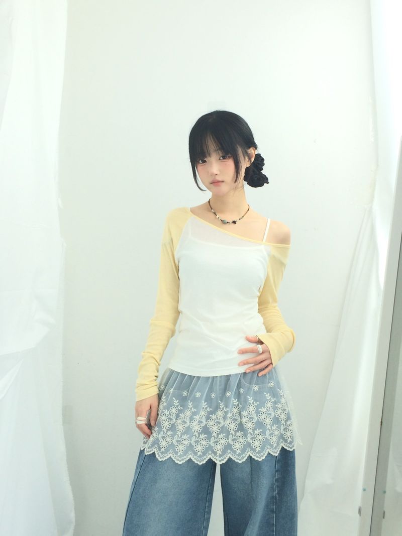 ner.ui.bin（ノエビン）の「Sephi lace sleeveless shirt（Tops）」
