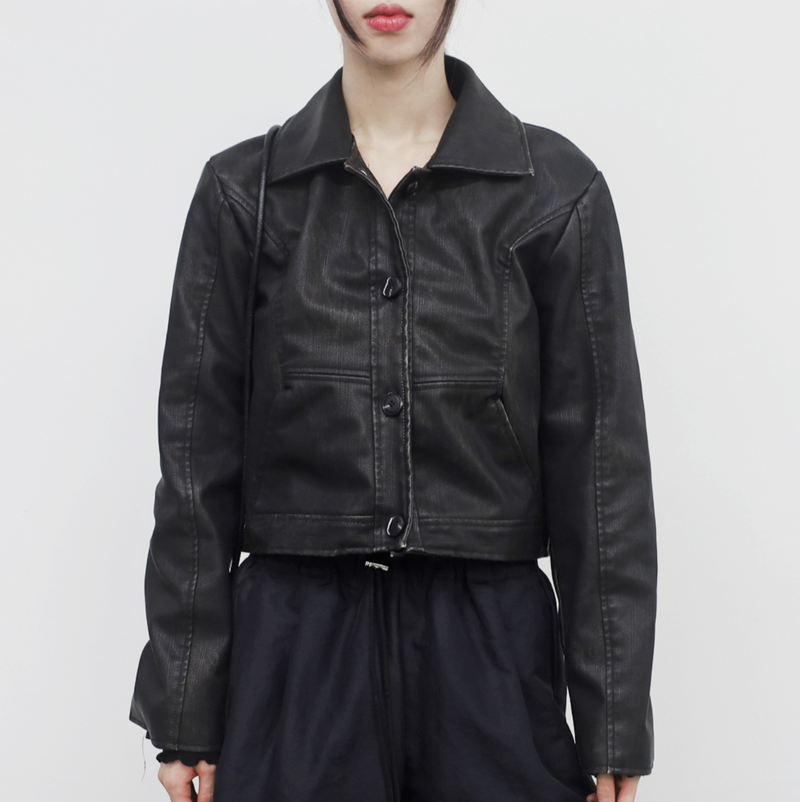NONCODE（ノンコード）の「Lely Fake Leather Jacket（Jackets/Outerwear）」