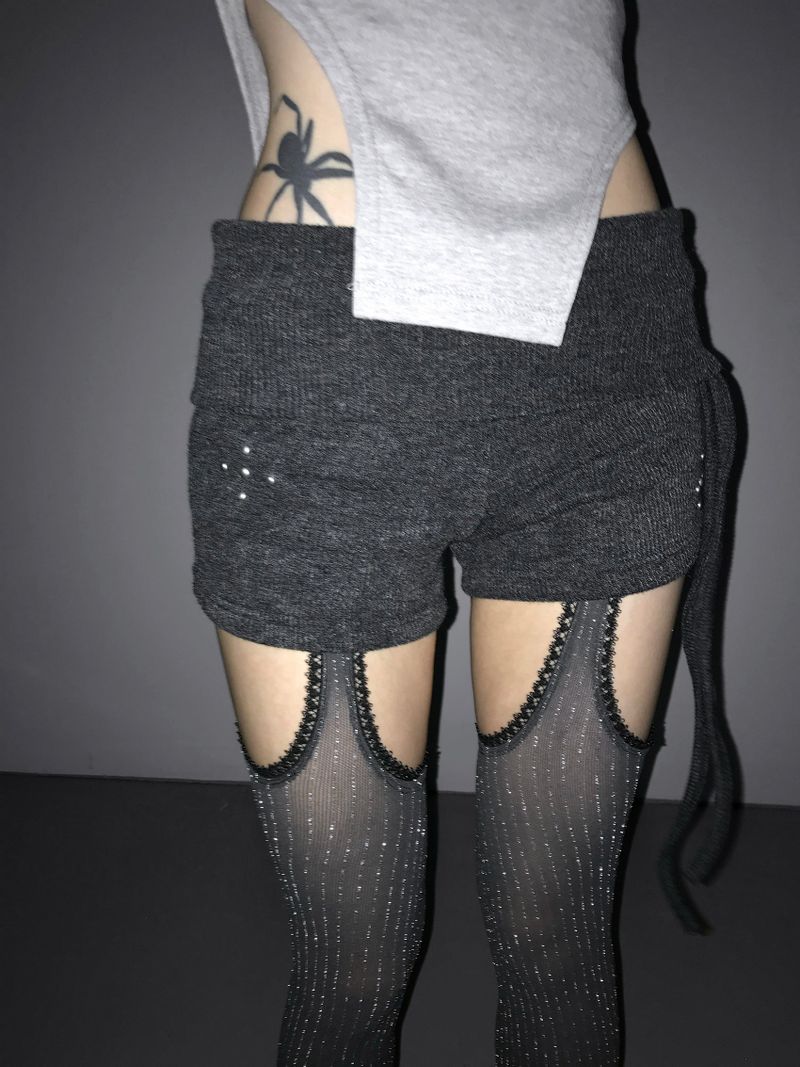 polding stud string shorts(2 color)