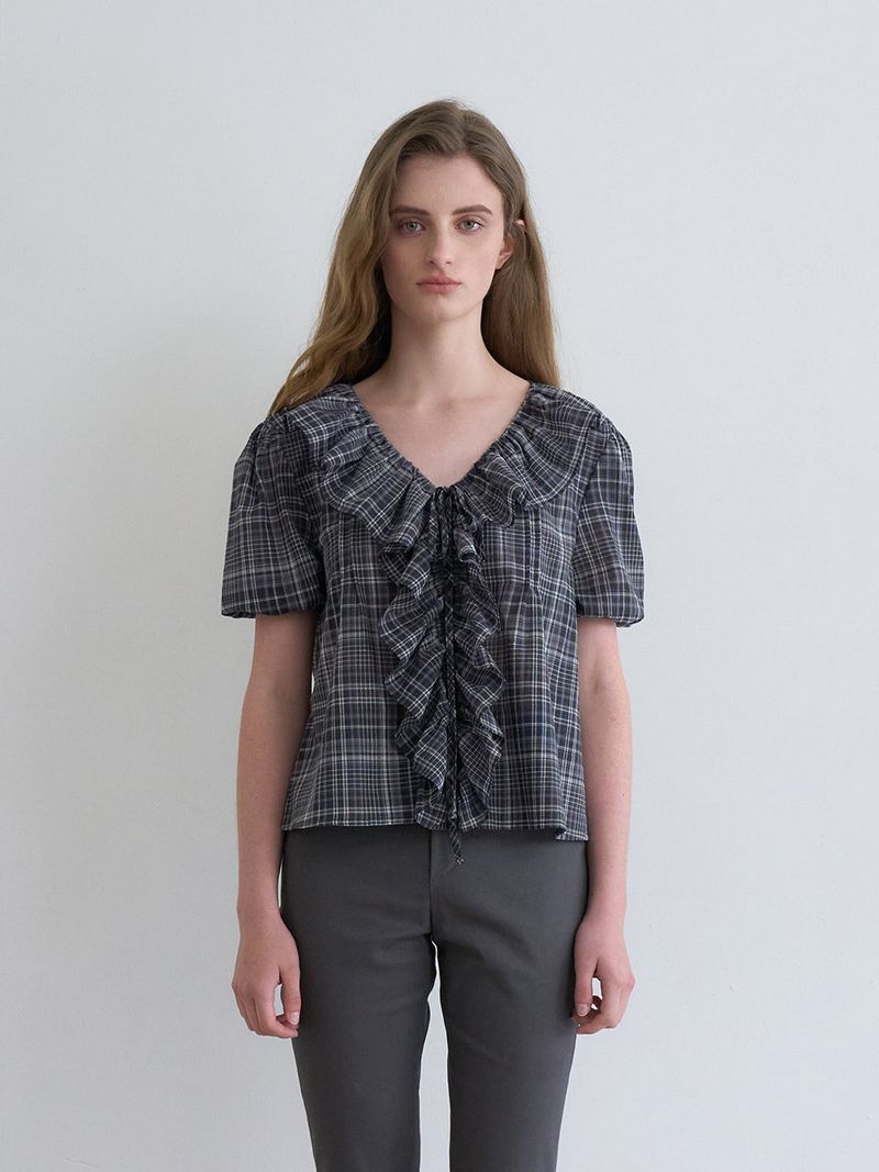 Sophie blouse (Check)