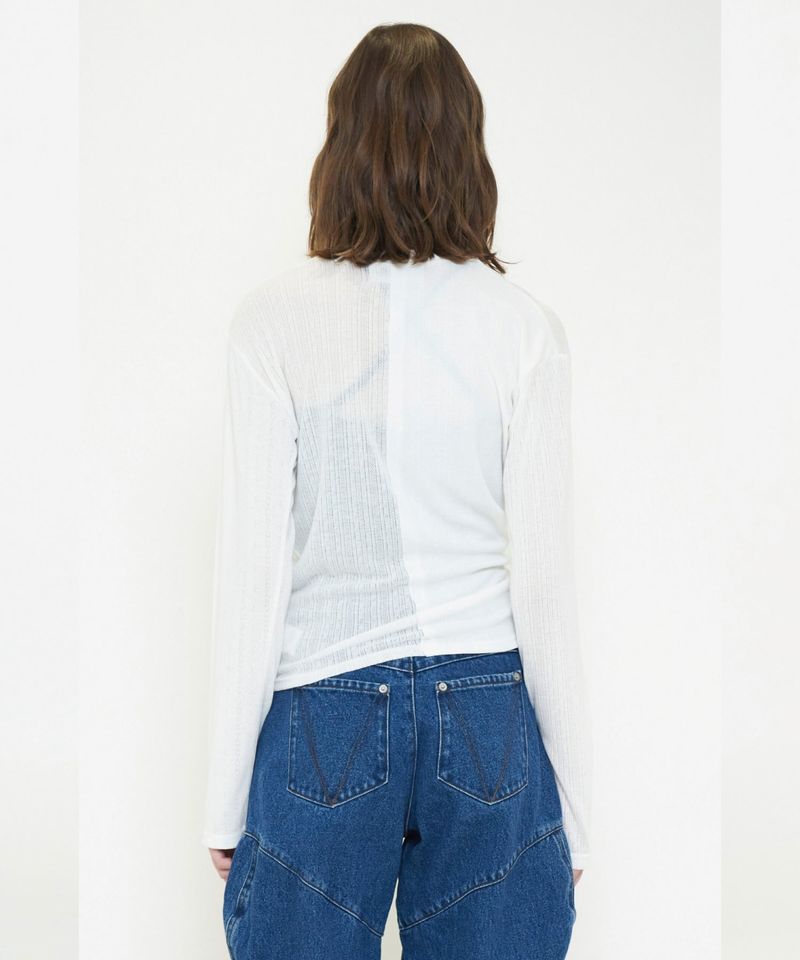 PATCHWORK RIB TOP