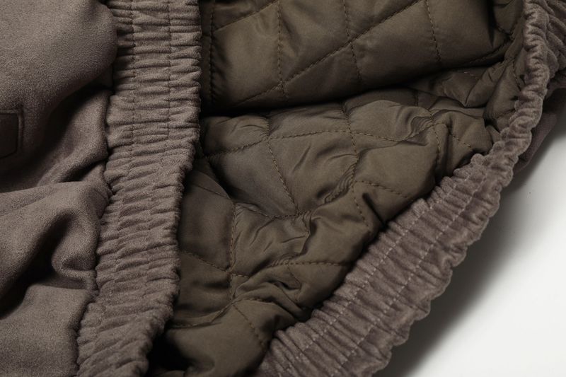 Bram Fur Trim Suede Jumper