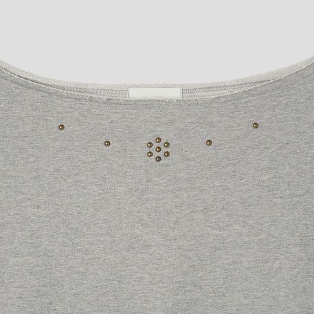 Bohem Stud Off-Shoulder Sweatshirt