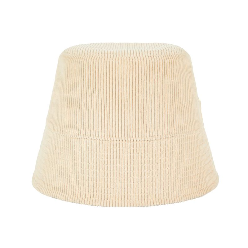 Corduroy stud drop bucket hat