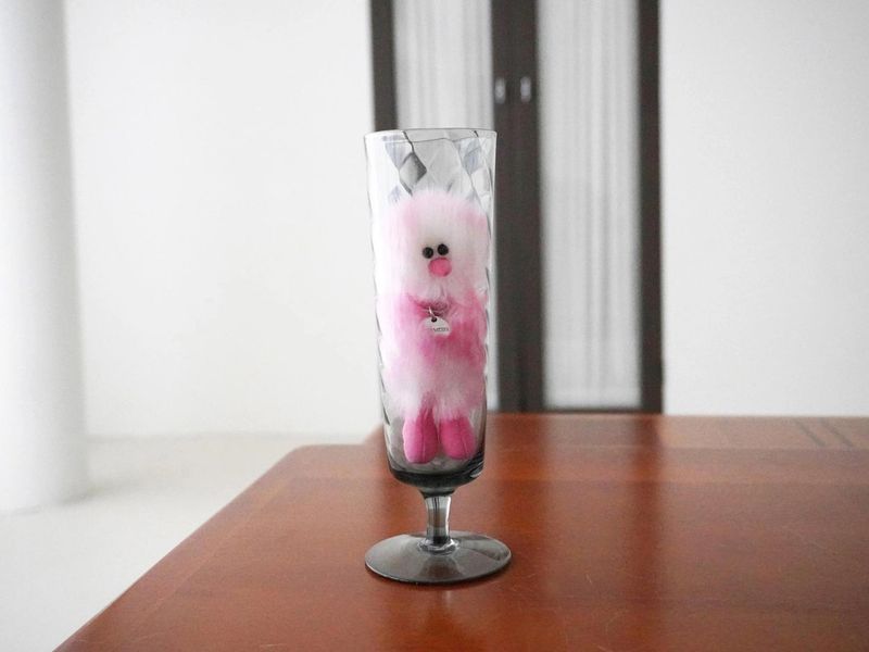 Cosymosy Mini Bird Keyring - Strawberry Sherbet
