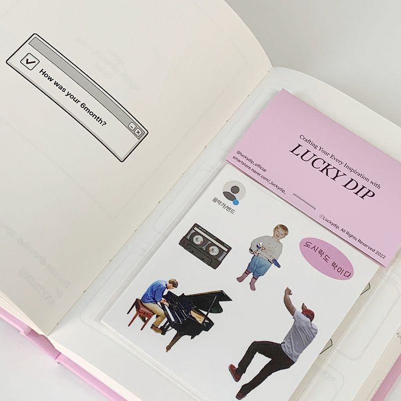 LUCKYDIP（ラッキーディップ）の「ダイアリー & フォーンケース ダイアリーピープルステッカー vol.1（スマホグッズ/小物）」