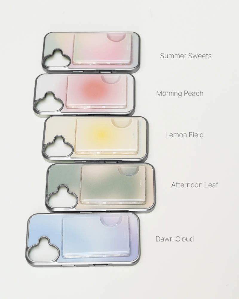 Afternoon Leaf_Silver iPhone Galaxy Case(Basic)