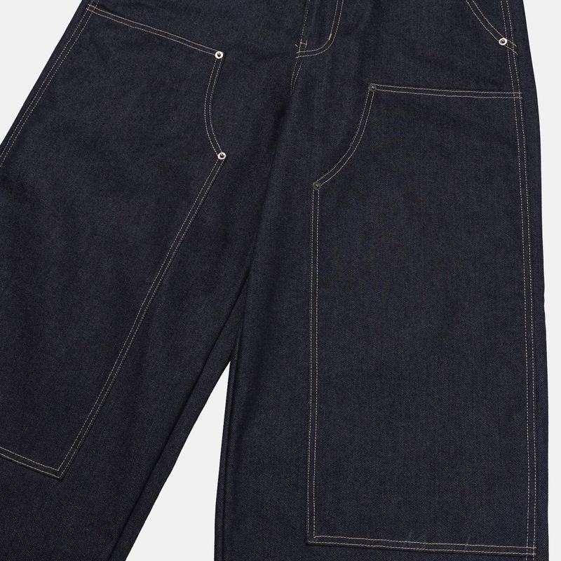 BASE BOUBLE KNEE NON-FADE DENIM