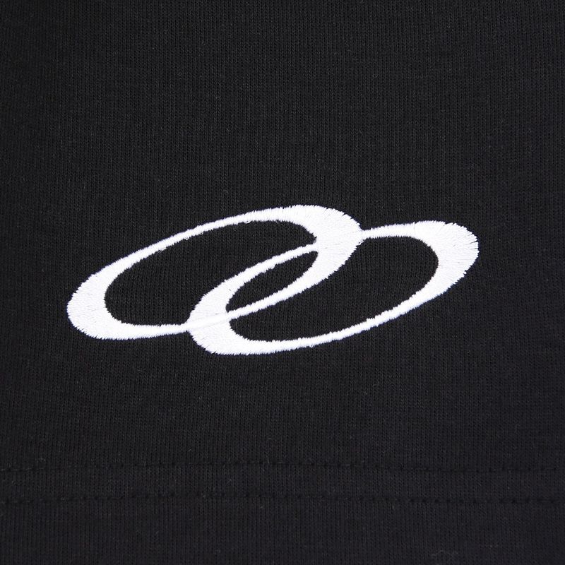 Double Loop Logo One Tuck Bermuda Pants Black