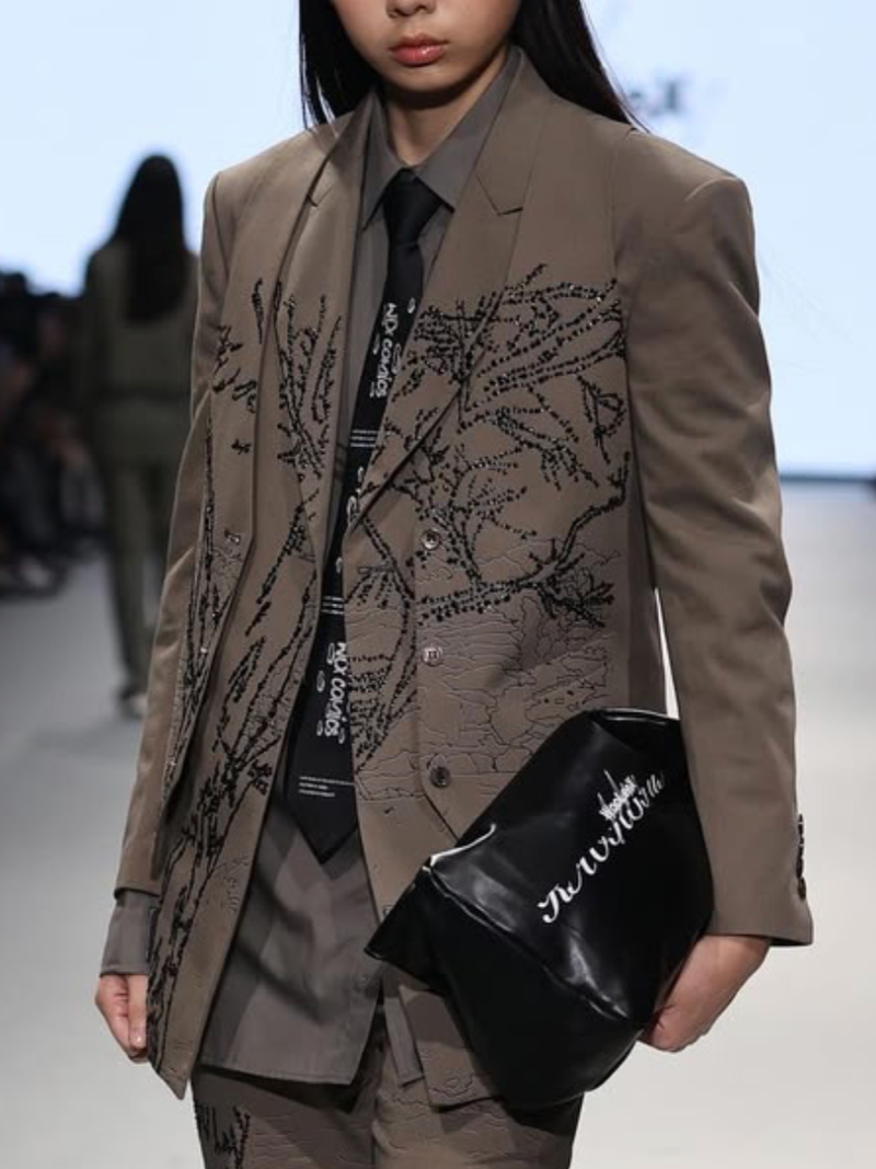 Hand Painted Tree Waistcoat