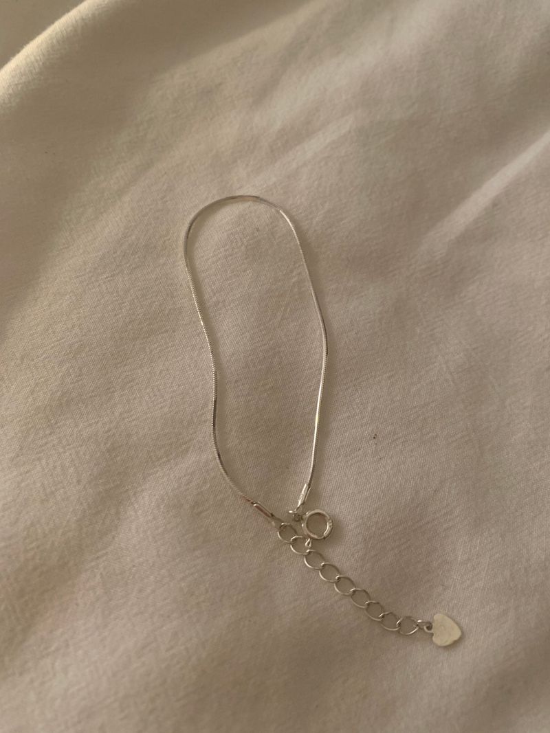  (silver925) シンプルスネークラインブレスレット *silver