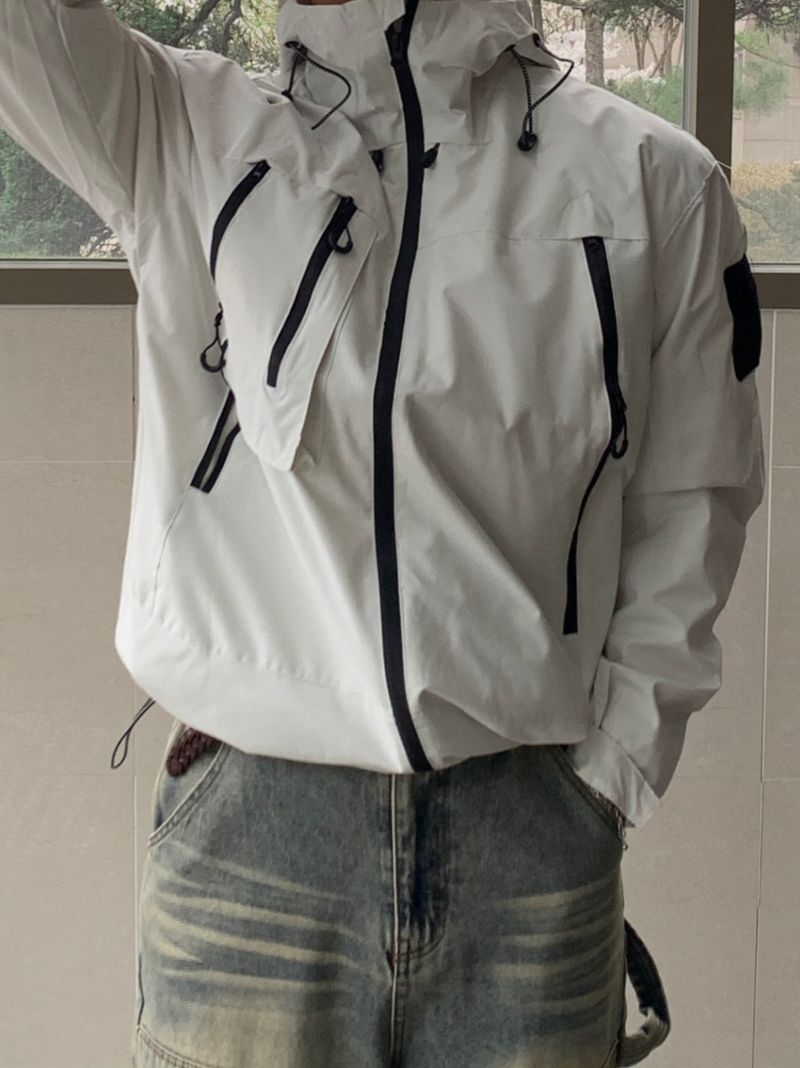 Kadena Two-Way Gorpcore Hooded Windbreaker