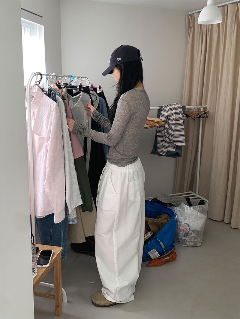 REFRESH WIDE BANDING PANTS (5C)
