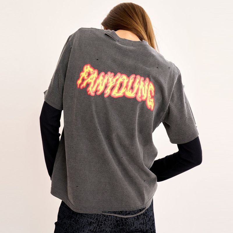 Fire Logo Vintage T