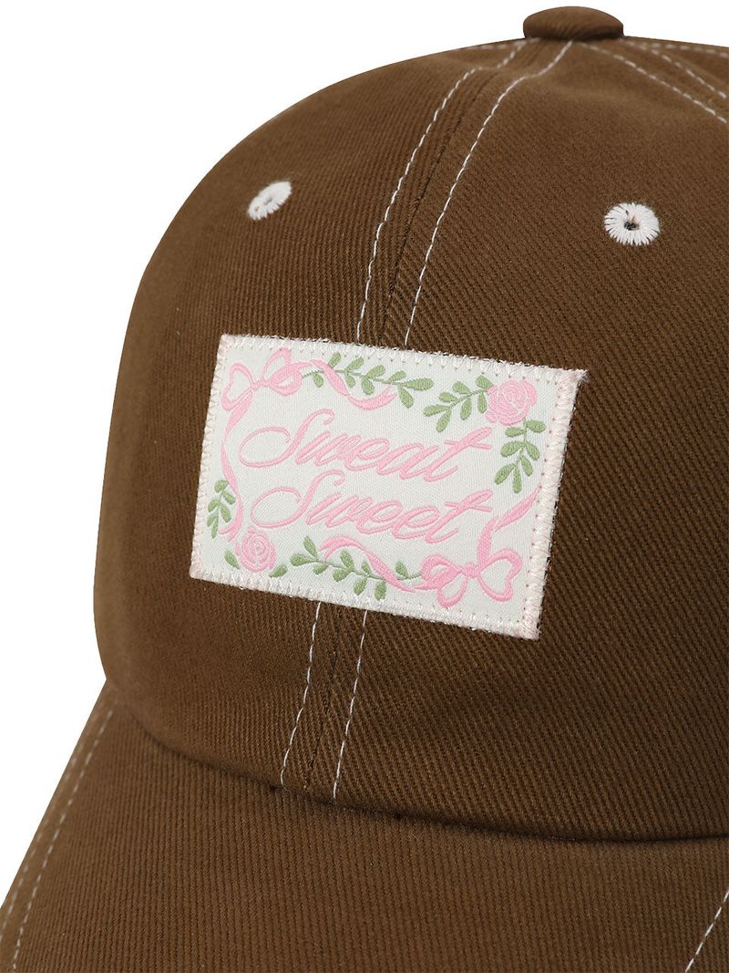 NOT COVER LOVELY BALL CAP - BROWN