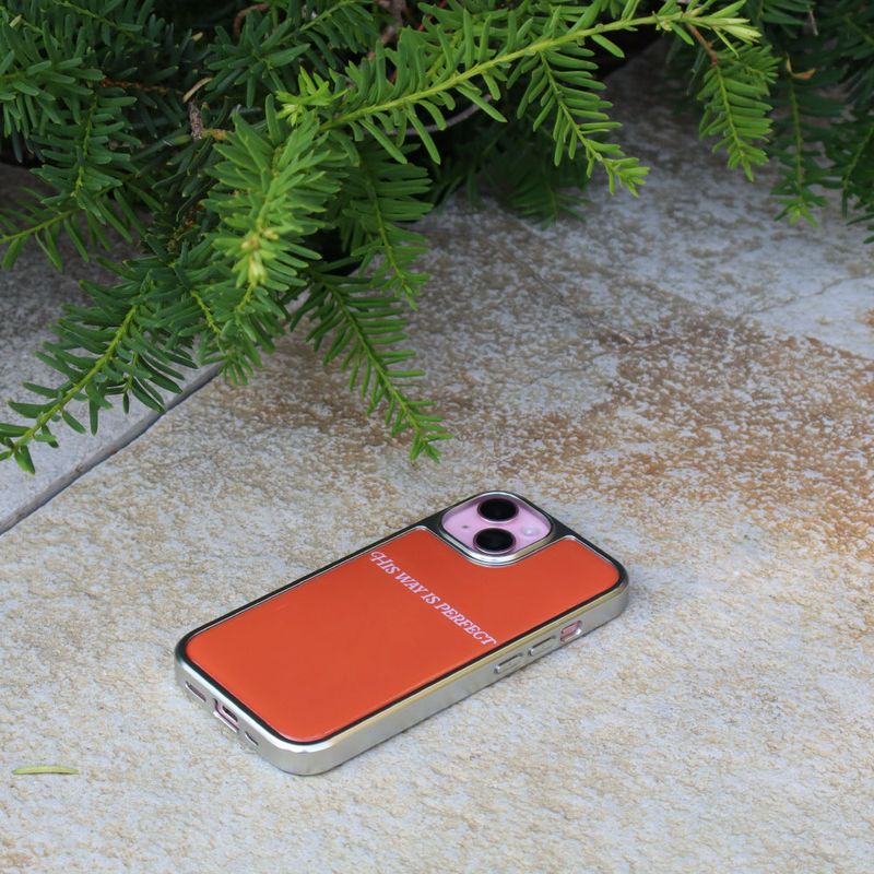 [MADE] HIS WAY IS PERFECT SILVER EPOXY PHONE CASE