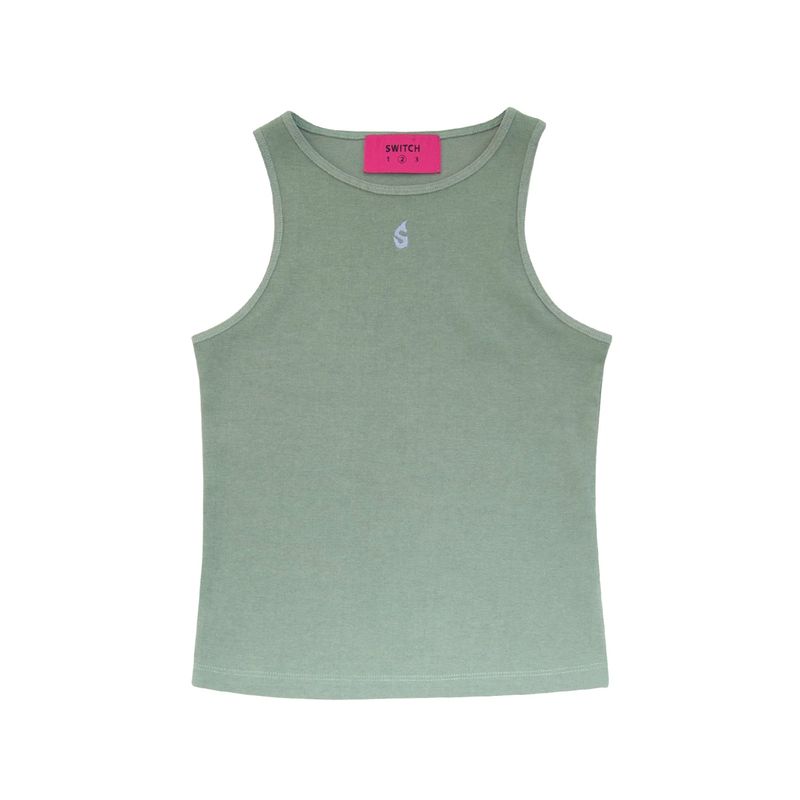 SWITCH123（スウィッチワンツースリー）の「RIBBED SLEEVELESS(FOR WOMAN)_SYS4TS54LK（Tops）」