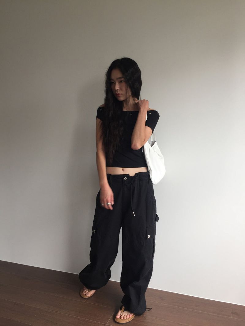 Rush Eyelet T-shirt (3color)