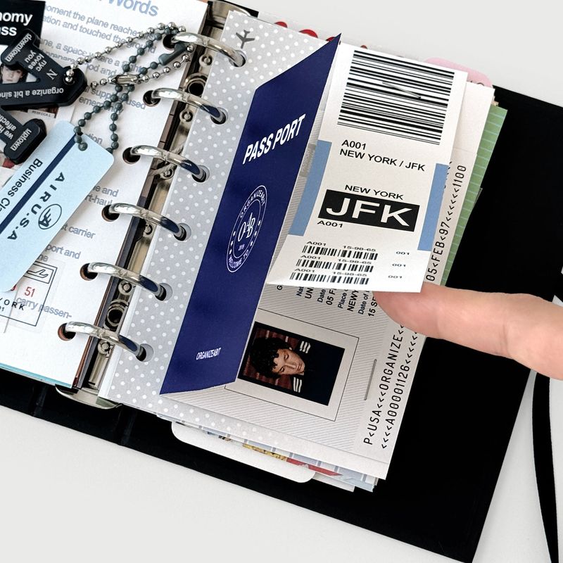 oab airport pack / scrap sticker set
