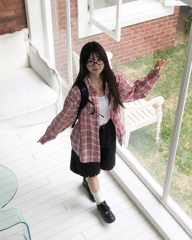 Nerd Heart Round Horn-Rimmed Glasses