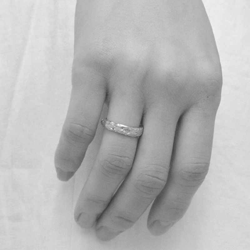 FLIT（フィリット）の「TEXTURE OF WAVE RING 002 (SILVER)（Accessories）」