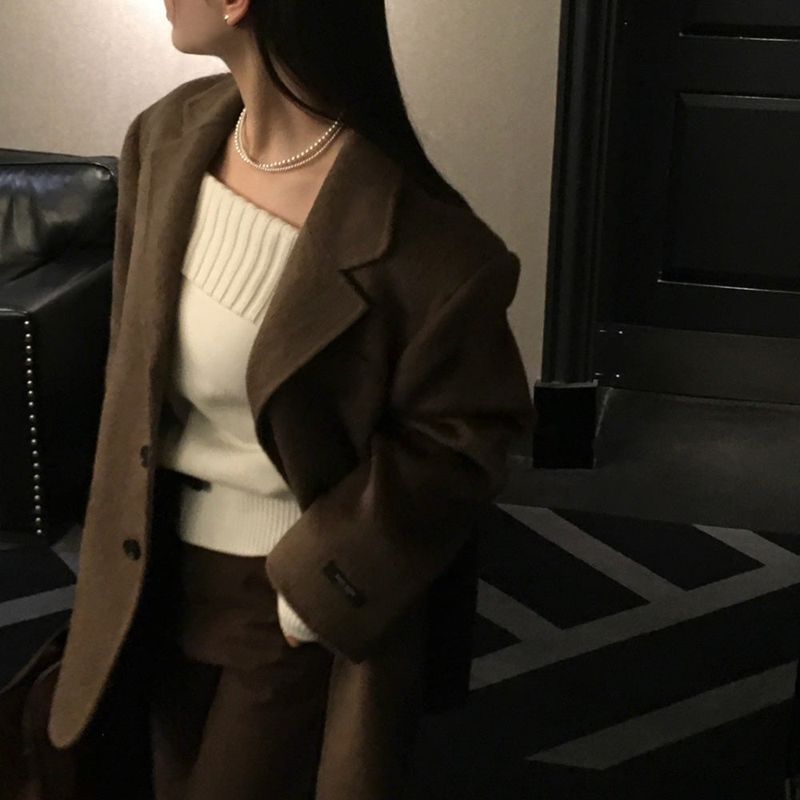 [BELLIDE MADE] Antique, Handmade Overfit Half Coat