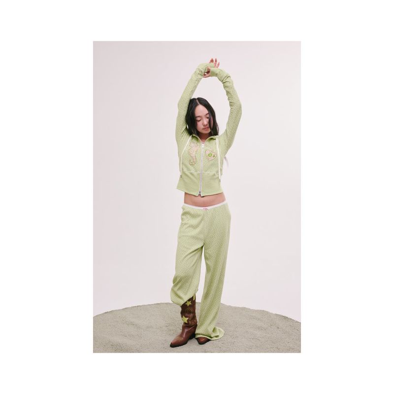 seahorse pants green