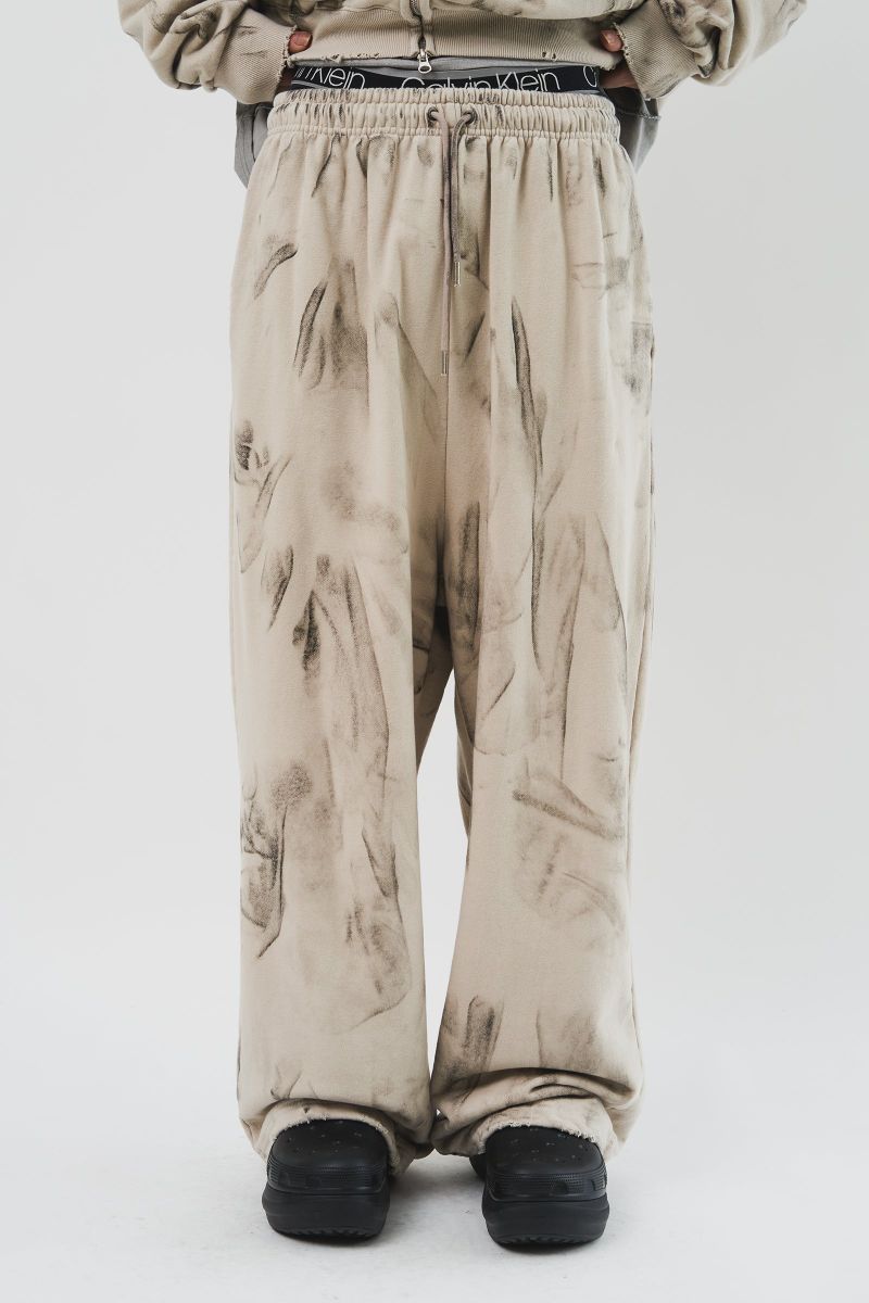 Dirty Scratch Banding Pants (3color)