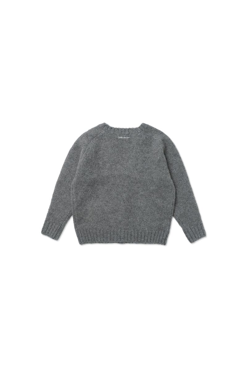 Softy alpaca cardigan_gray