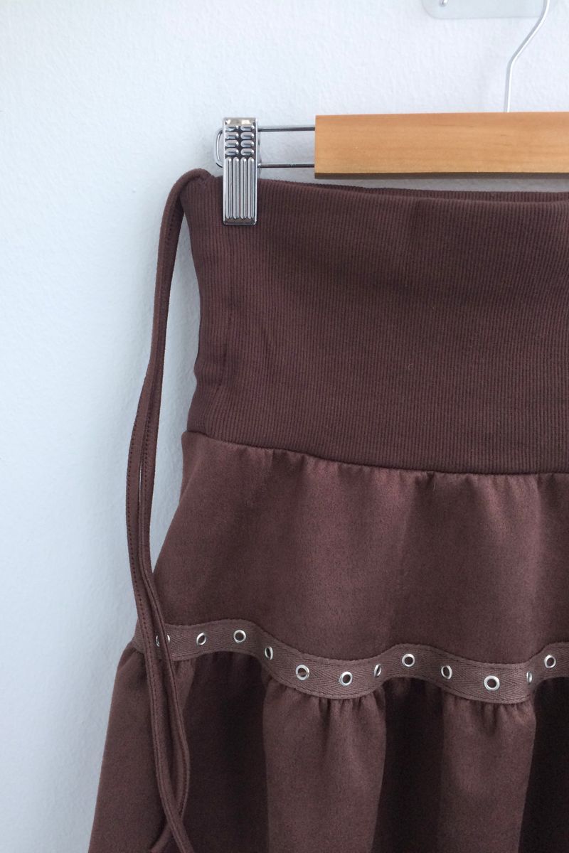eyelet tier skirt