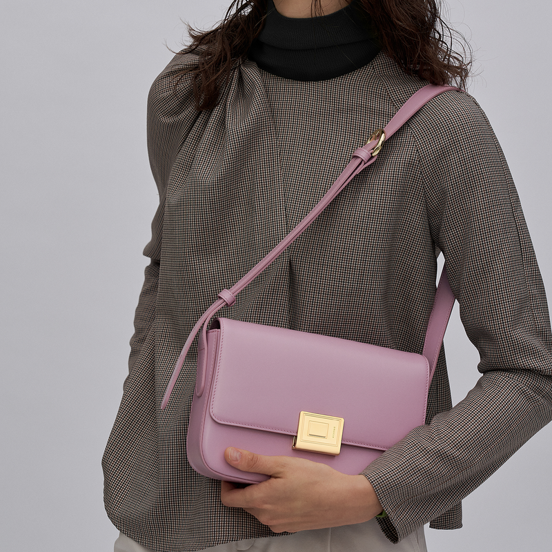Book Lock Baguette Bag-Big