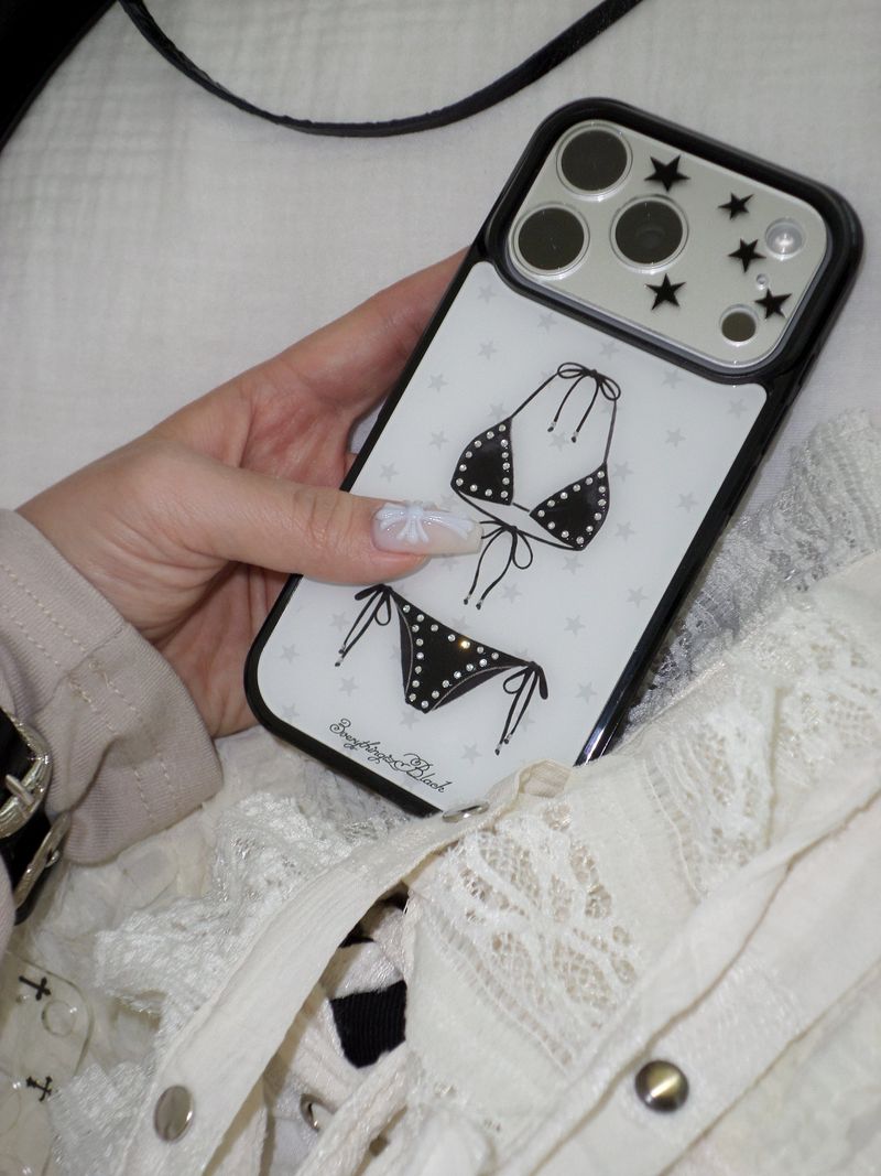 bikini stone case [black]