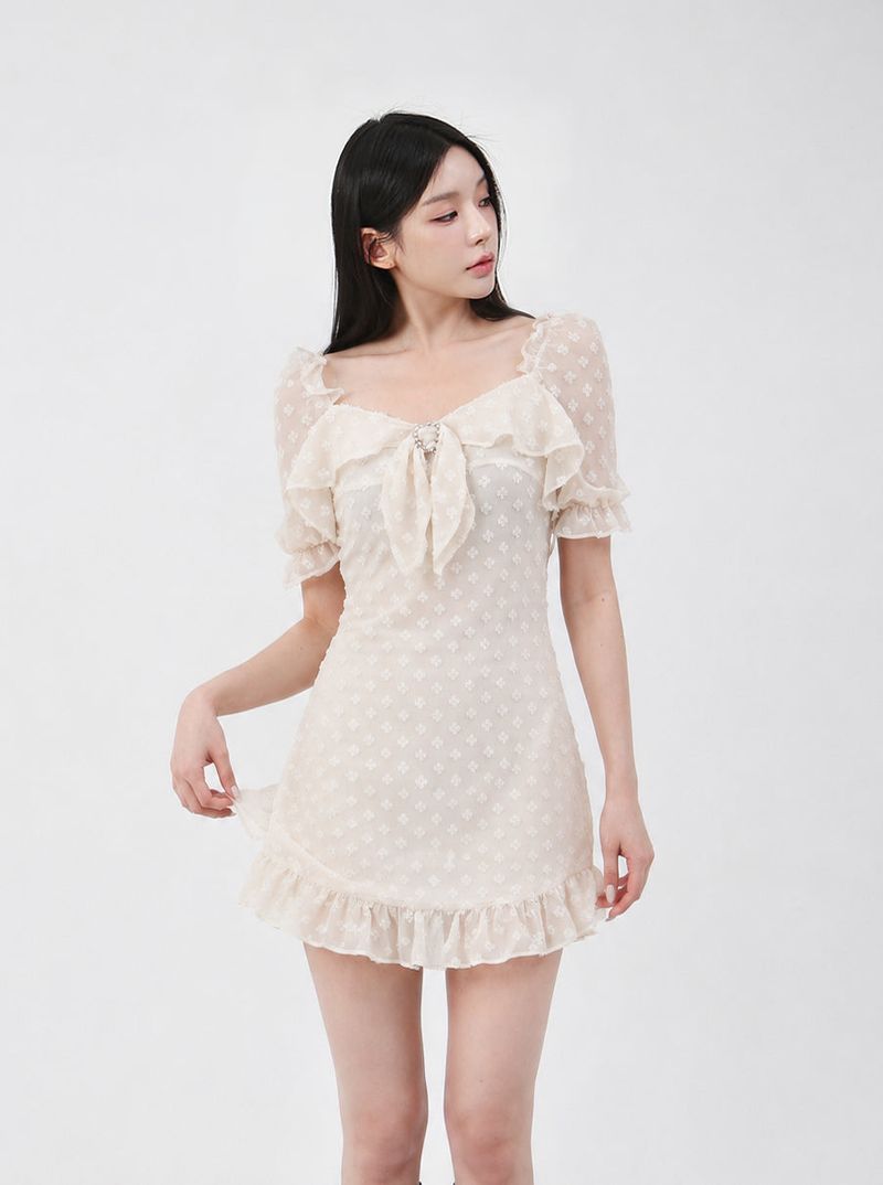 bloom shirring onepiece
